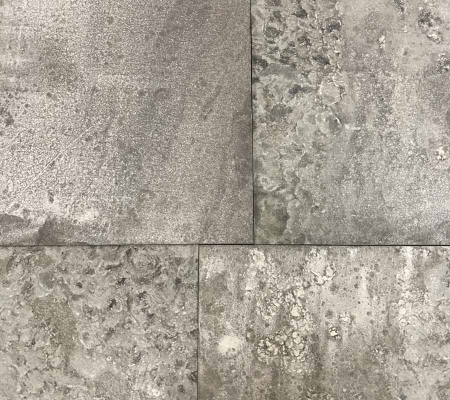 flamed stone paving