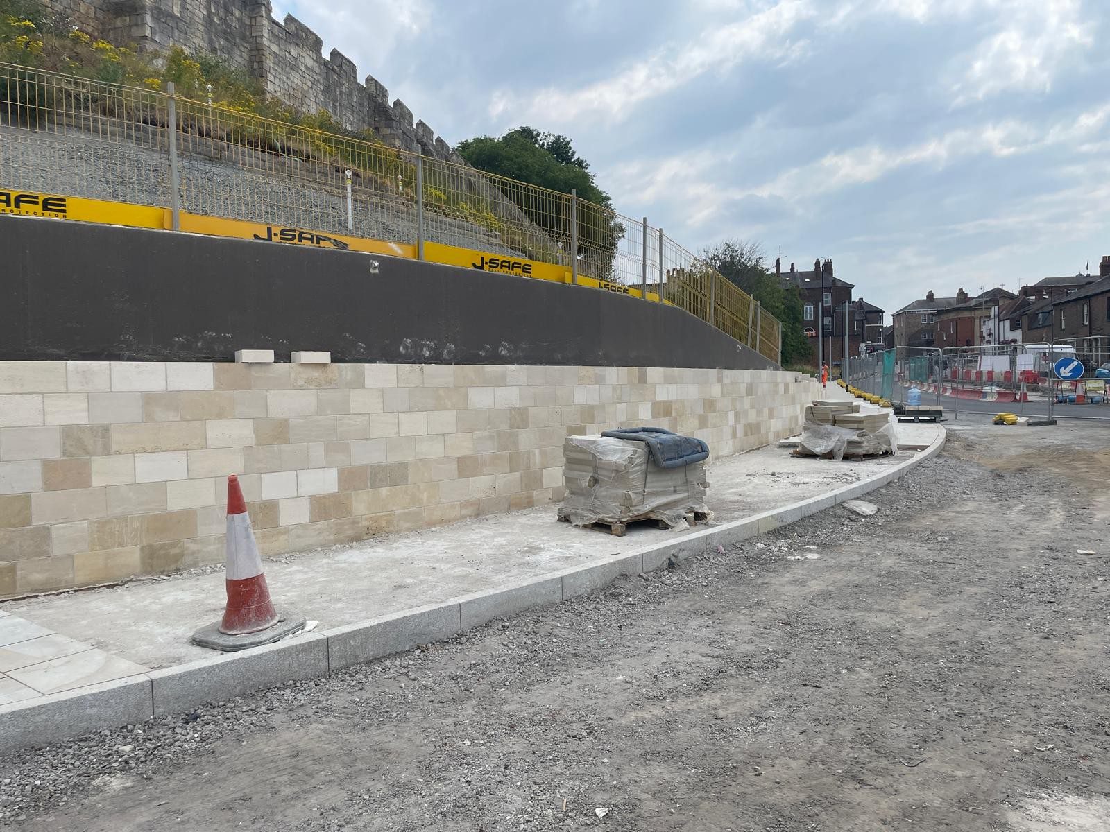 Magnesium Limestone Walling - Work in Progress